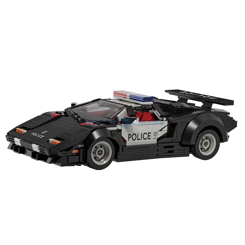 Polizei Supersportwagen Bausteine MOC 66121 High Tech City Rescue Speed Racing Fahrzeug Modell Ziegel Spielzeug Geschenk Kind Aldult