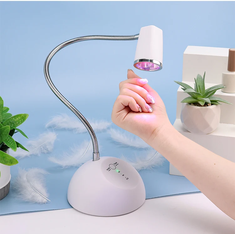 

Portable USB Nail Lamp Dryer with Bracket Rechargeable UV Led Nail Lamp for Nails Gel Quick Drying Light Handheld Manicure Lamp