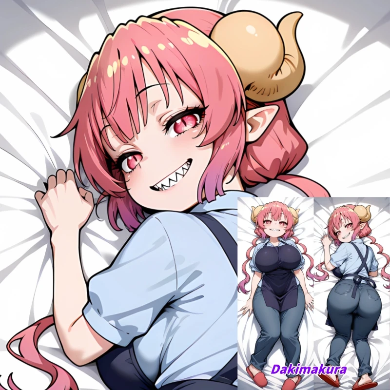 

Dakimakura Anime Pillowcase Ilulu Double-sided Print Life-size Body Pillow Cover Bedding Gifts