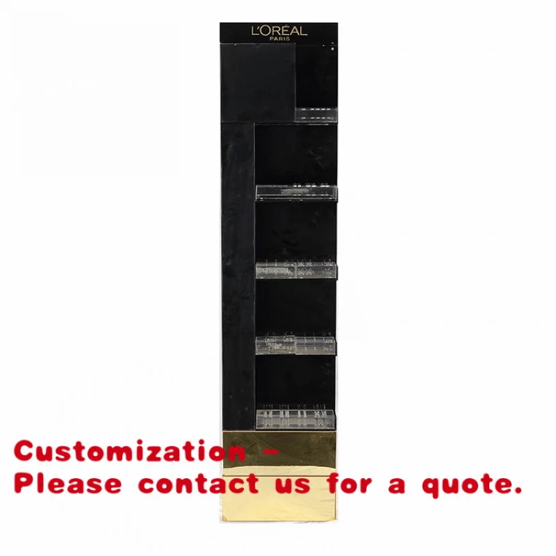 

Индивидуальный дизайн. Напольная акриловая цилиндрическая витрина для розничной торговли, деревянная подставка для косметики и парфюмерии.