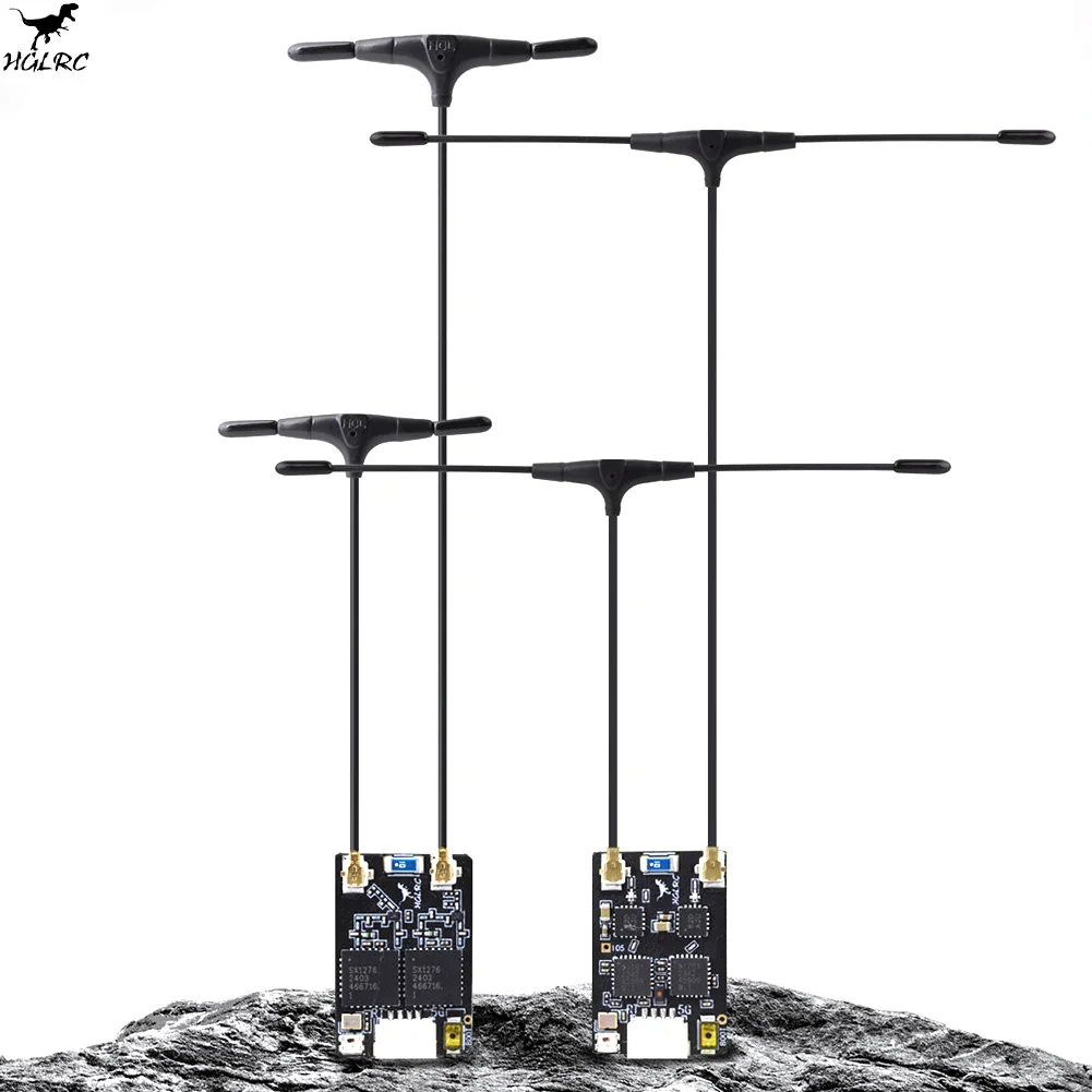 

HGLRC ELRS GEMINI RX Dual Receiver 2.4G/915Mhz for RC Airplane FPV Long Range Drone