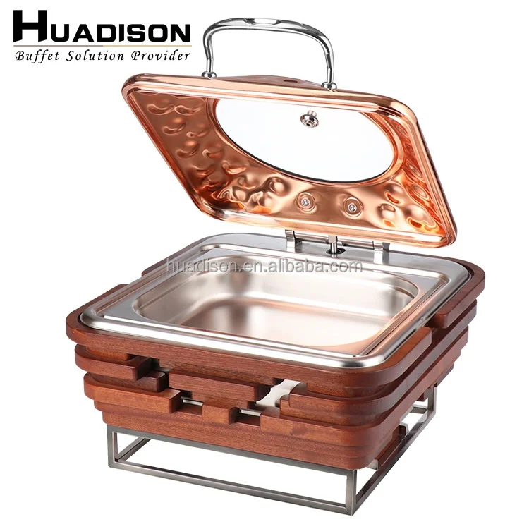 

Huadison Catering Supplies 201 Stainless Steel Hotel Chafing Dish Buffet Equipment Chafing Dish Chafer Food Warmer