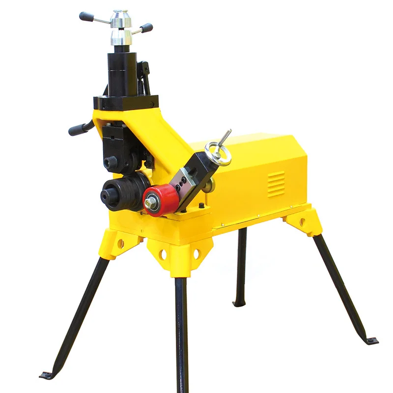 Máquina ranuradora de tubos de acero, máquina ranuradora rodante de tubos de fuego hidráulicos eléctricos de 2-12 pulgadas, resistente