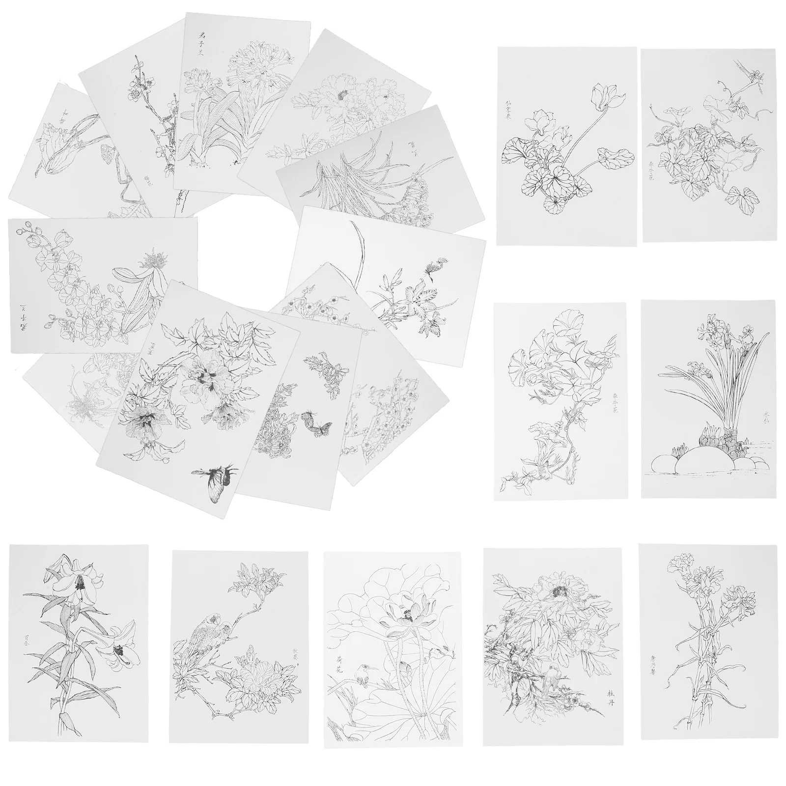 20 Sheets Sketch Paper for Drawing Graffiti Paper Watercolor Graffiti Paper Painting Supplies