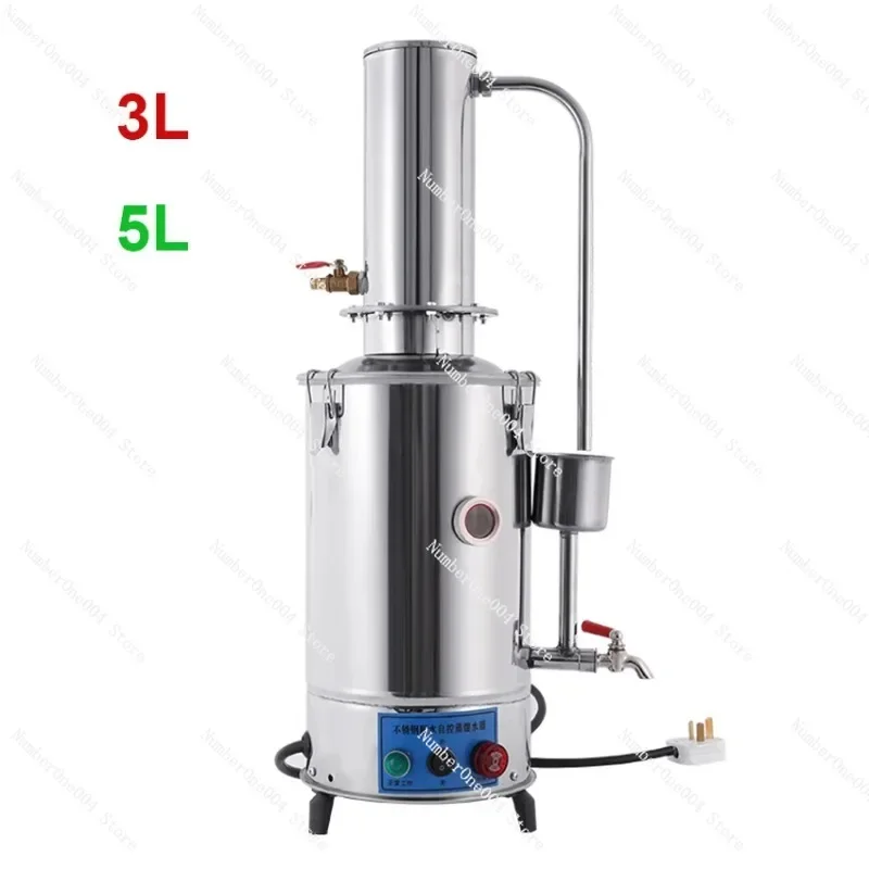 

3L/5L Lab Pure Water Distiller Electric Stainless Moonshine Small Distiller Laboratory Chemistry Distilled Water Machine 220V