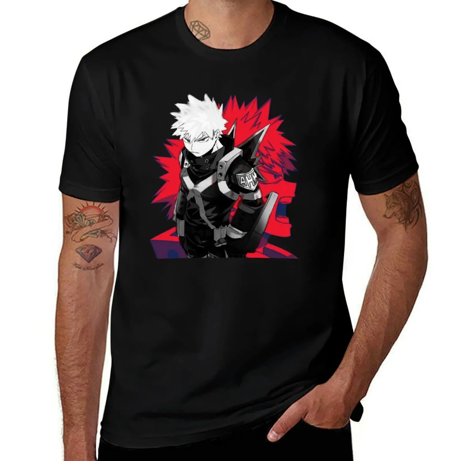 

Kachan T-Shirt blacks anime tshirt summer shirt men clothes