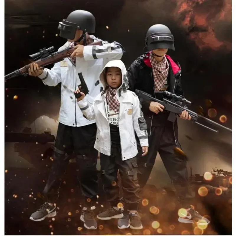 Kip Voor Pubg Cosplay Kostuums Pubg Mantel Capuchon Capuchon Capuchon Van De Middeleeuwen Pubg Jas Overjas Cape Jassen Kinderen En Volwassenen