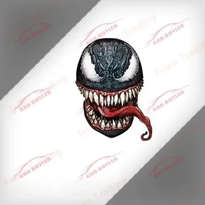 Creative Decal PVC Diecut Vinyl Flame VENOM SYMBIOTE LEFT Laptop Car Stickers Window for Cars Bicycles Fo Helmets Motorcycles