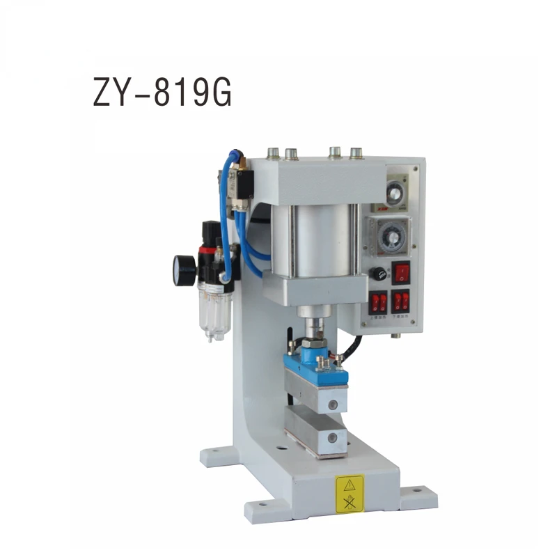 

Pneumatic Hot Foil Stamping Machine ZY-819-G Heat The Bronzer Up And Down For The Surface Of Leather Products 110/220V 1PC