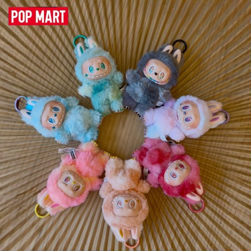 POPMART Labubu V3 Big in Energy Series Ciondolo in vinile Scatola cieca Portachiavi per bambola con faccia Kawaii Regalo di Natale alla moda per collezionisti