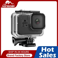 For GoPro Hero 8 Black Waterproof Case Housing Diving Protective Underwater Dive Cover 60M For Go Pro Accessories With Filter