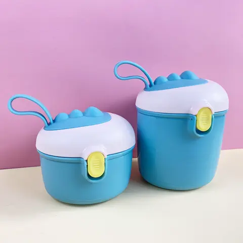 포뮬러 우유 보관 휴대용 베이비 디스펜서, 야외 여행용, 만화 음식 간식 컵, 캔디 너트, PP 밀폐 우유 디스펜서