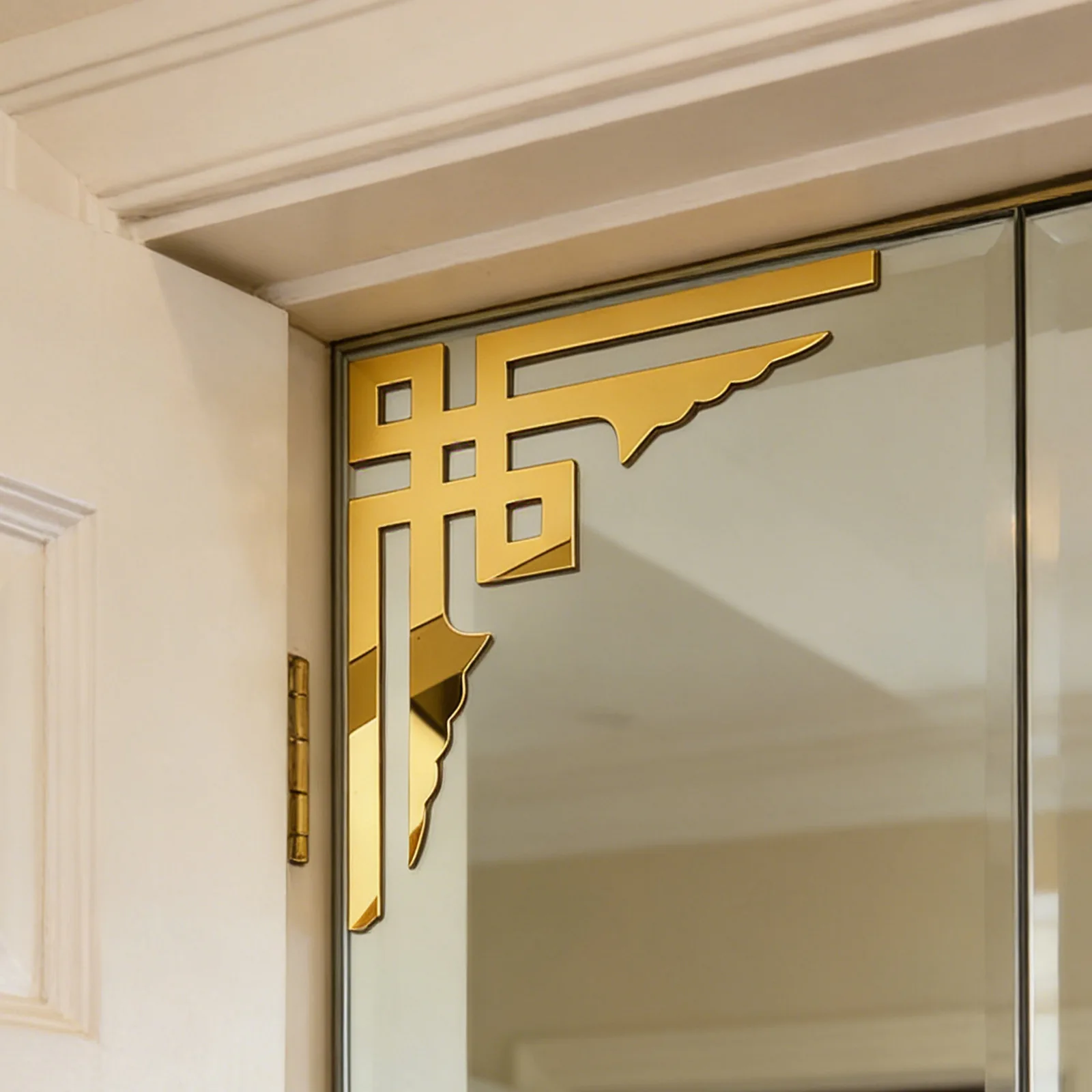 Decorative Home Mirror Set Wall Art Decorative Mirror Mirror Wall Stickers Decorative Element Environmentally Friendly Material