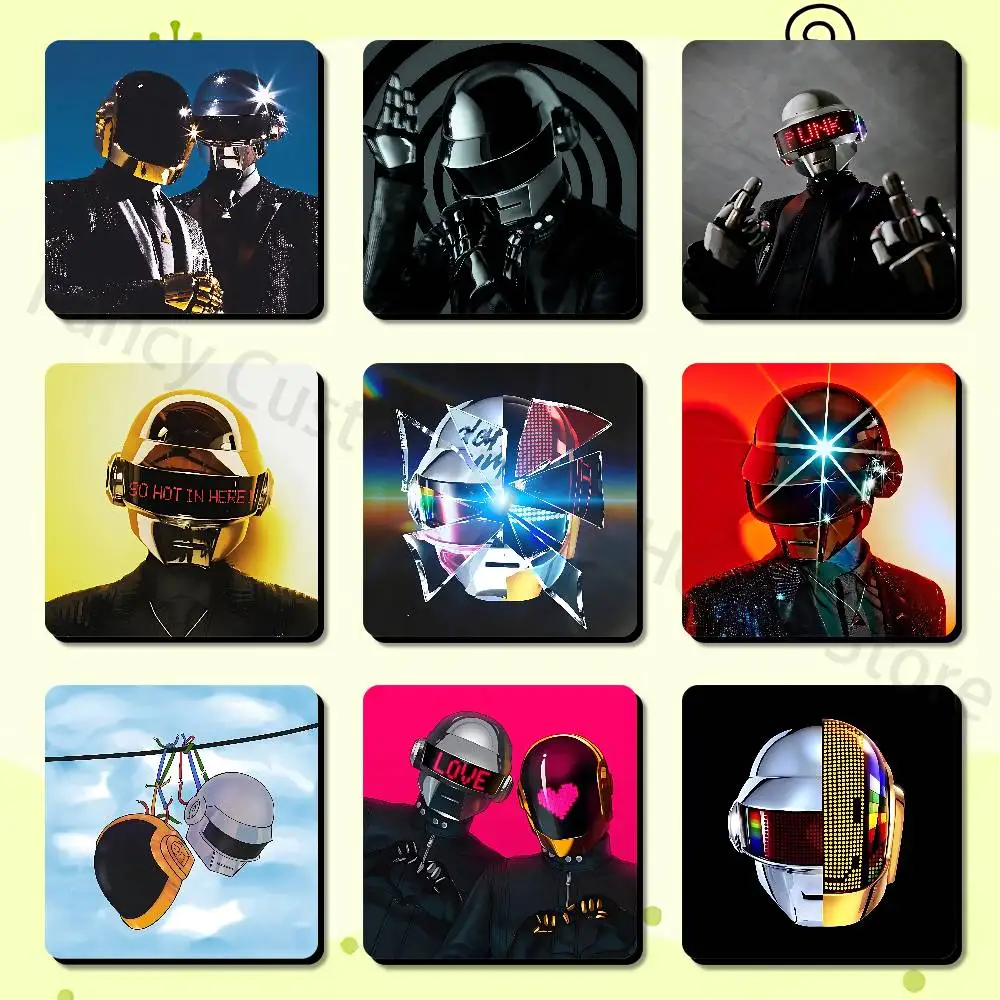 

D-Daft P-Punk Band Cute Cartoon Anime Refrigerator Magnets Soft Magnetic Heat Transfer Refrigerator Magnets Gift
