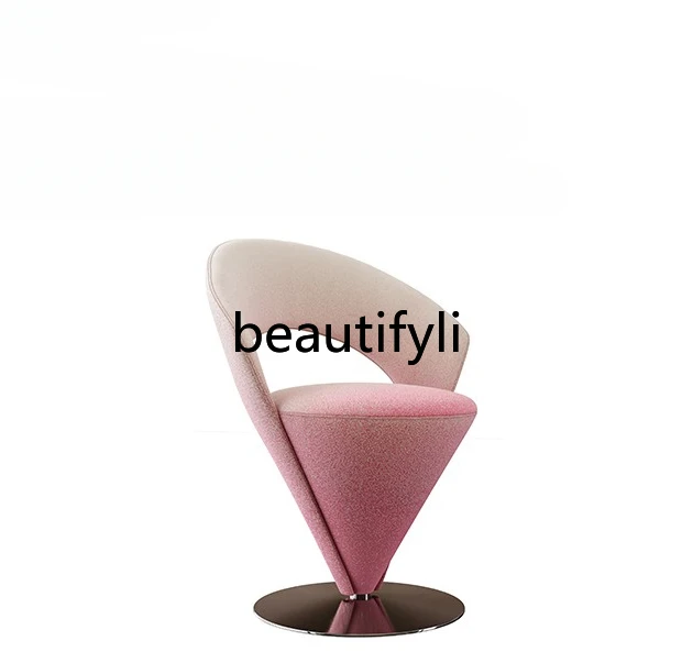 

Italian light luxury modern high-end dressing table makeup stool chair