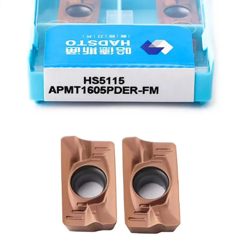 APMT1605PDER-FM HS5115 APMT1605 HADSTO CNC carbide inserts Milling inserts For High hardness Steel, Stainless steel, Cast iron