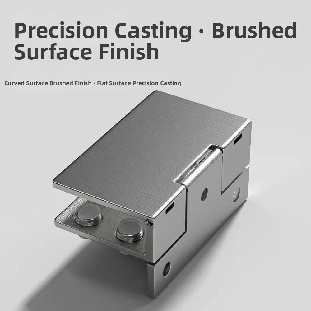 Stainless Steel Hydraulic Hinge Rust-proof Easy Installation Door Hinges No-Punch High-quality Folding Hardware For Glass Doors