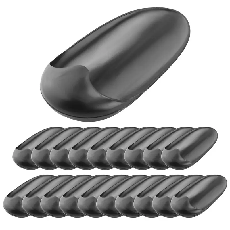 

ABVI-10 Pairs Black Plastic Hairdressing Dye Coloring Ear Cover Shield Protector