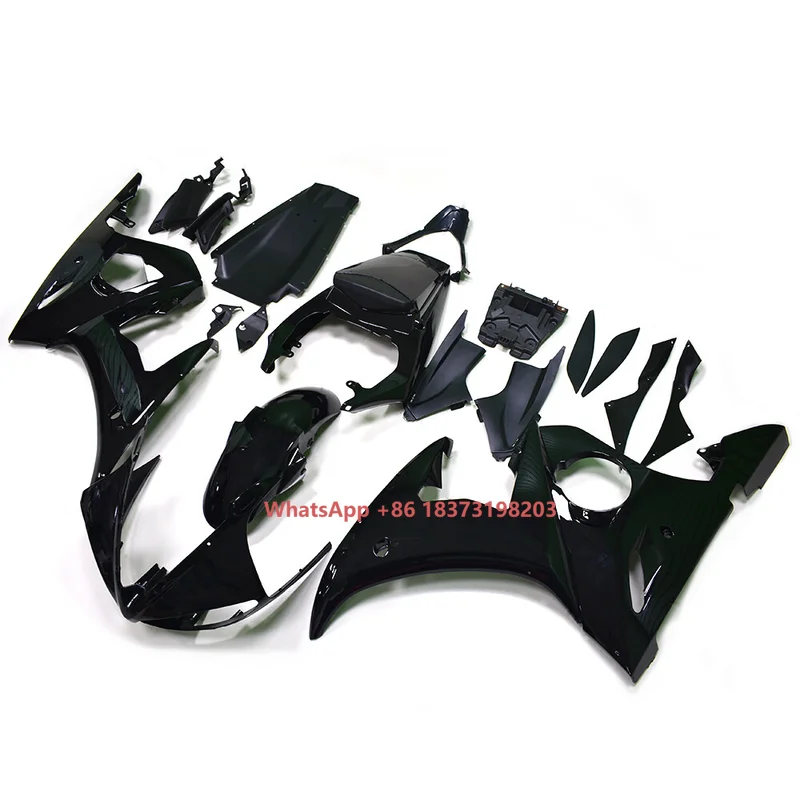 

Black ABS Injection Fairings Set Body Kits Fit for 2003 2004 2005 Yamaha YZF R6