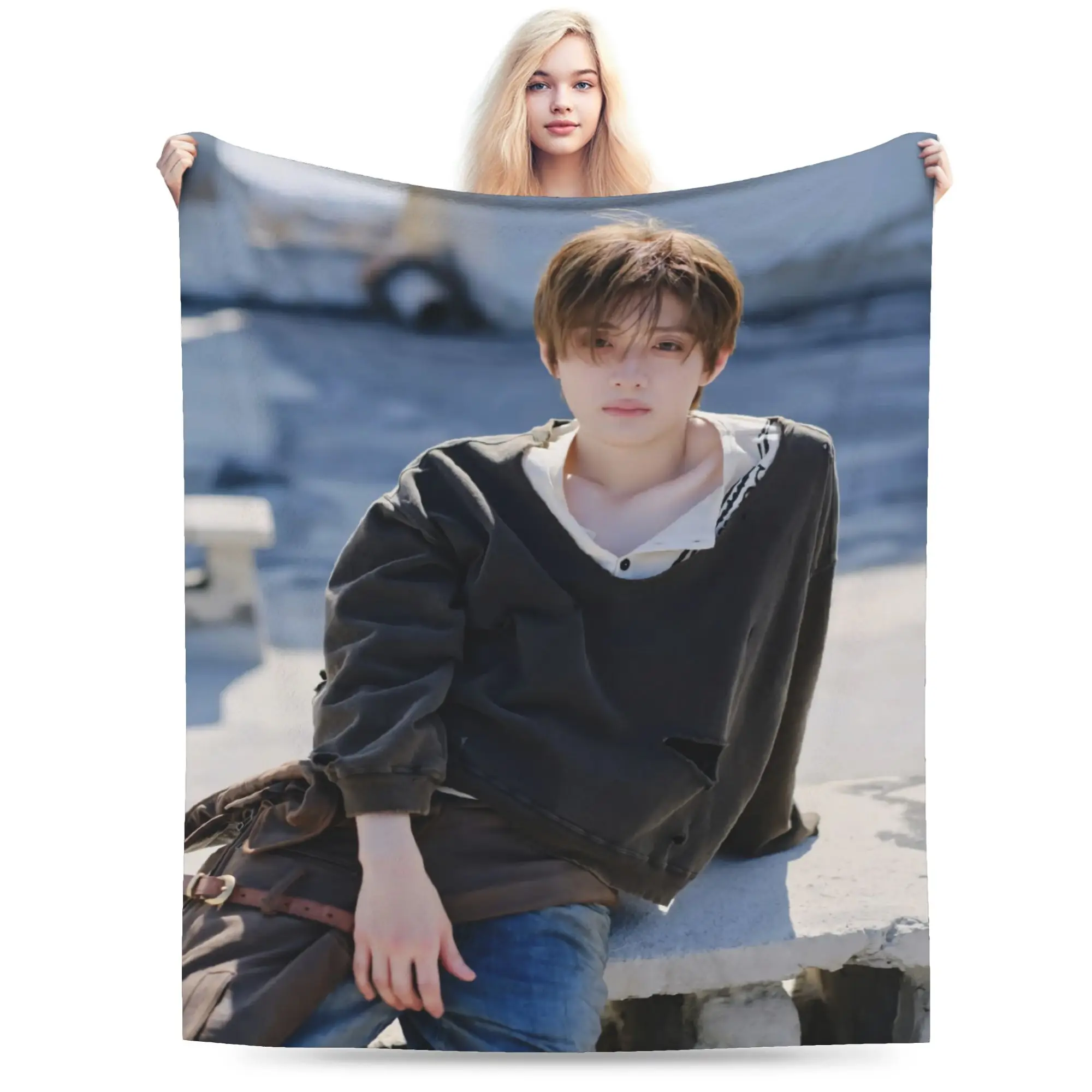 Ald1 Members Blanket Adults  Flannel Throw Blanket For Living Room Super Soft Design Quality Bedspread Gift