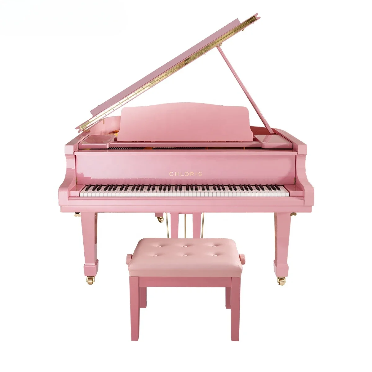 Grand Piano Price 88 Keys Grand Piano HG-152 With Pink Colour