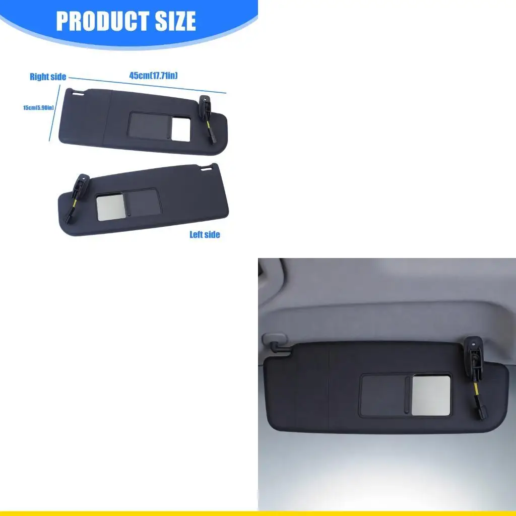 

SZCH Left Or Right Side Car Sun Plastic Driving Sun Shade 5U0857551 for Vehicle
