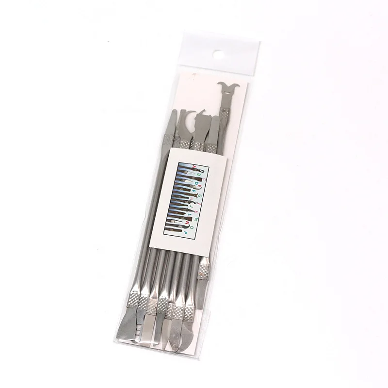 8 piezas, cuchillos de palanca para desmontar computadoras, CPU de móviles, piezas electrónicas, set de mantenimiento 4