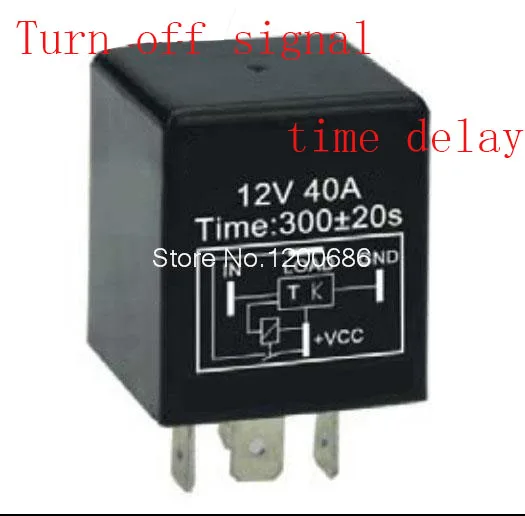 

Normally working ON FN YS020 30A 5 minutes delay off after turn off Automotive 12V Time Delay SPDT 300 delay release off relay