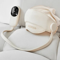 Elektrisch hoofdmassageapparaat met 4 massagemodus-ontlastkappen Massageapparaat Elektrische oogmassageapparaat voor volwassenen