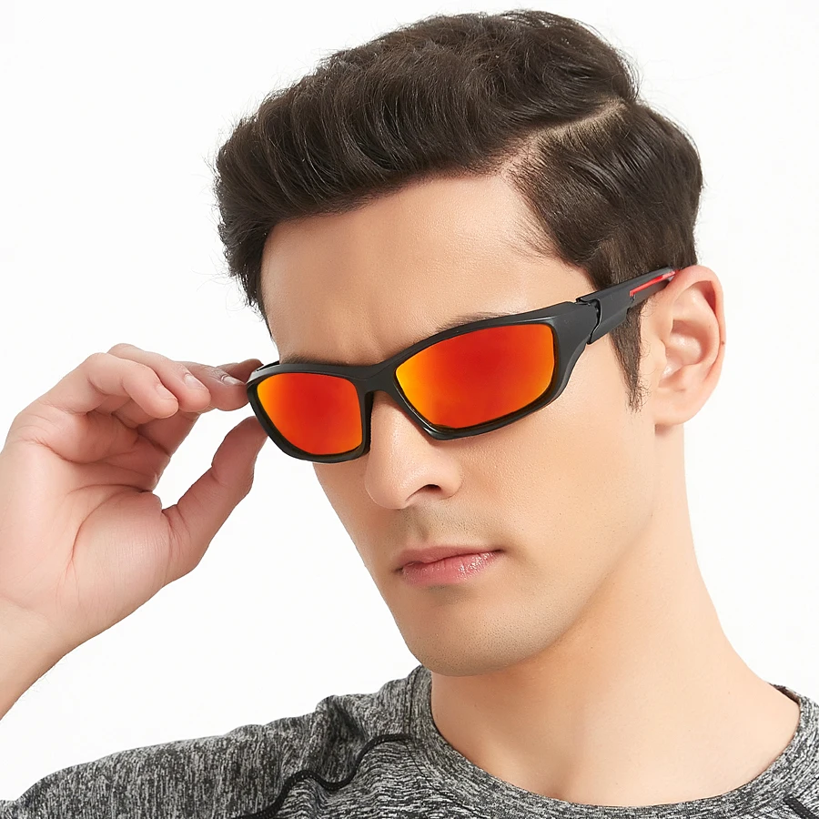Modische Herren Damen Lauf- Bergsteiger- Angelbrillen MTB Eyewear Outdoor Sport Schutzbrillen – Detail 2
