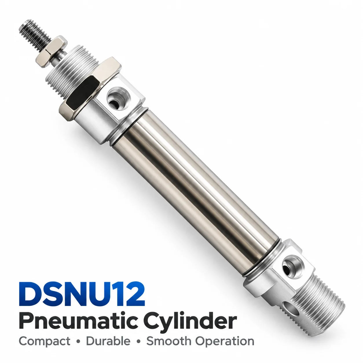 Pneumatic Cylinder Mini Round Air Cylinder Double Acting Magnetic Cylinder Linear Actuator for Industrial Automation DSNU12