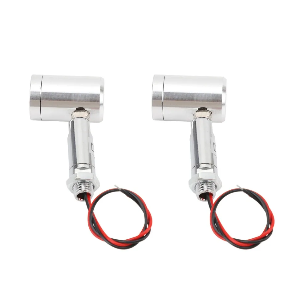 

2 Pack Silver Mini LED Spotlights DC 12V 30 Degree Beam Angle LED Spot Lights Aluminum Alloy Adjustable Miniature Spot Lights