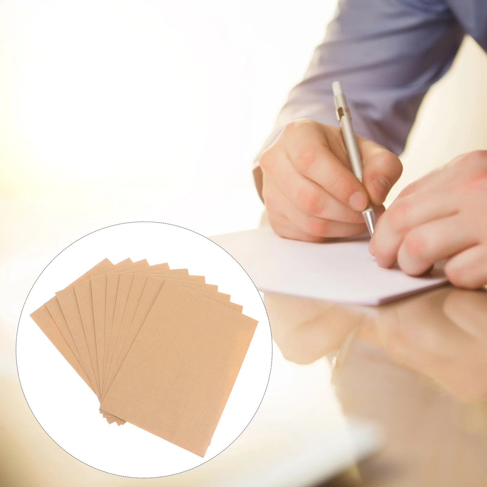 

50 Pcs Favorable Price Envelopes Blank Plain Color Classic Thank You Note Light Brown Kraft Paper Gift Tag