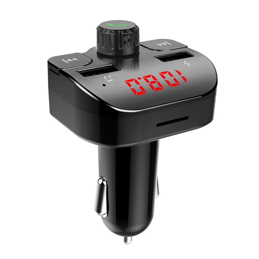 G15 Bluetooth kit de voiture sans fil mains libres transmetteur FM double USB chargeur de voiture 2.1A MP3 musique TF carte U disque lecteur de musique adaptateur