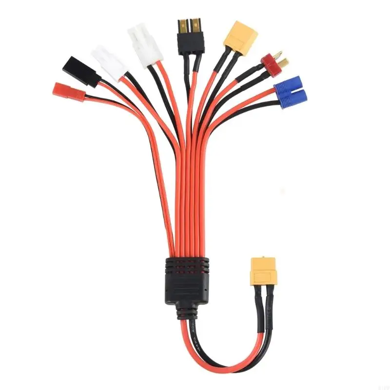 E1PF Multiinterface XT60からFataba EC3スプリッターワイヤーアダプターリモートモデル用ドローンと高電力デバイス用