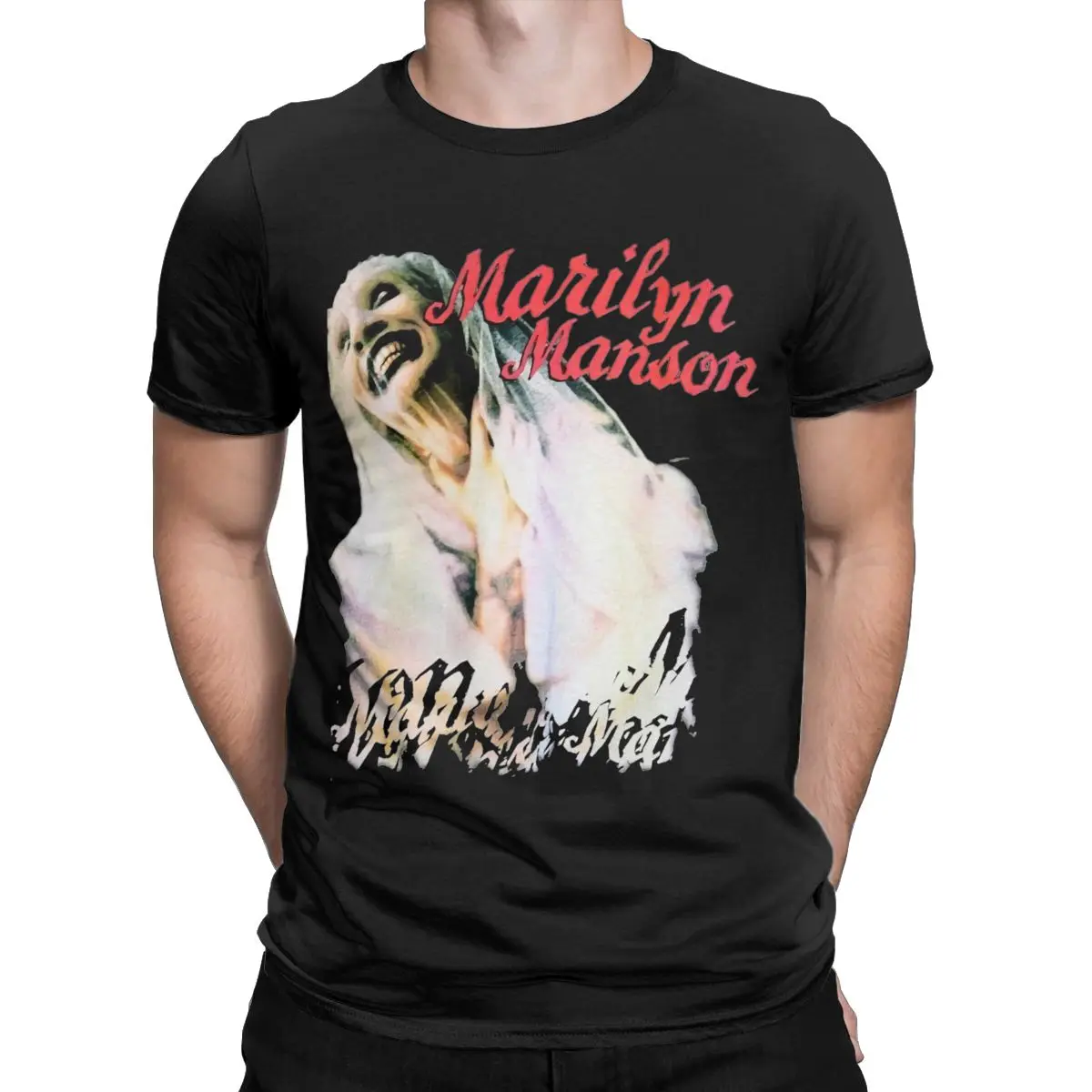 Awesome Marilyn Manson Sweet Dreams T Shirt Men Women's Cotton Tee Shirt Unique Clothing