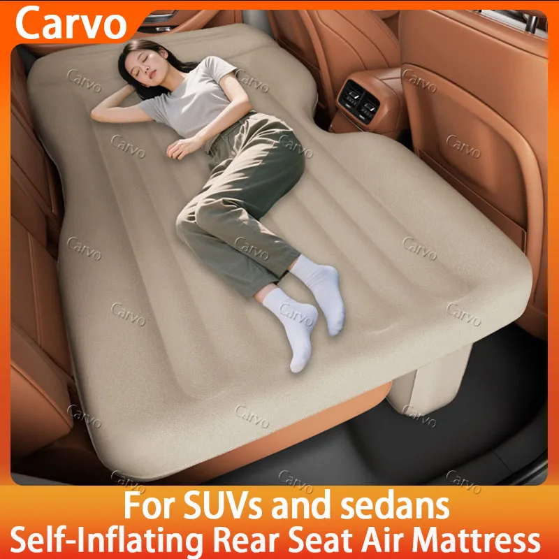 

﻿ Car Inflatable Bed Trunk Leveling Pad Mattress Foldable Sleeping Pad Car Converted Bed Foldable Car Travel Bed Camping Bed