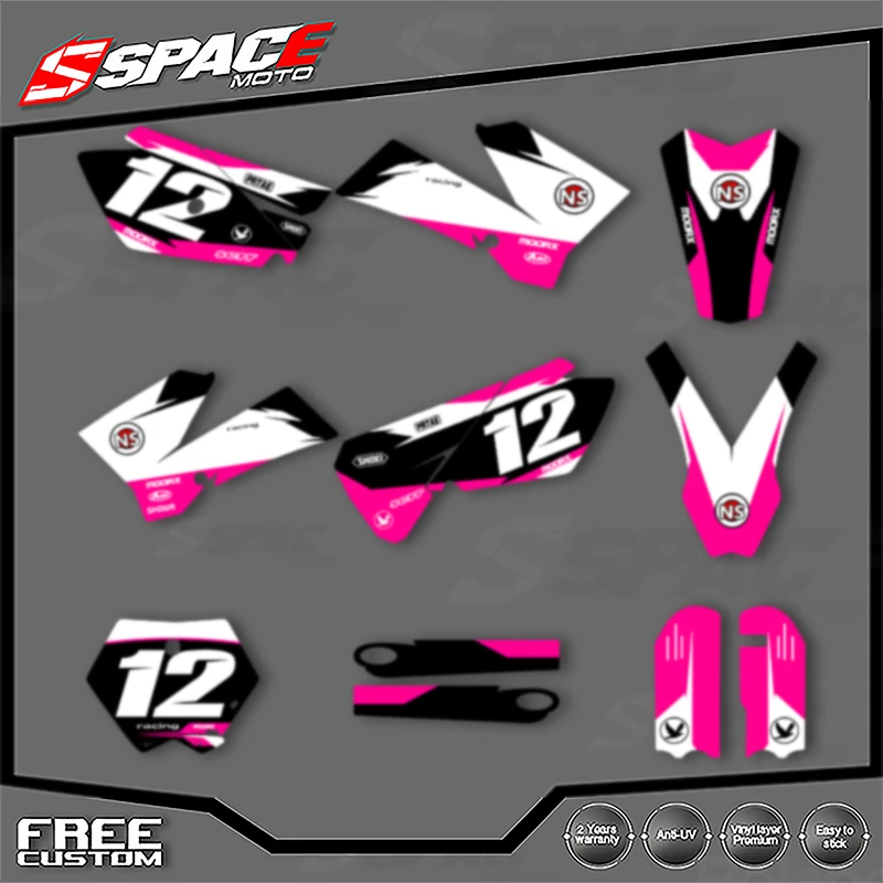 

Специальная мотоциклетная графическая фоновая наклейка SPACE для KTM SX85 SX 2003, 2004, 2005, 2006, 2007, 2008, 2009, 2010-2012, комплекты наклеек 02
