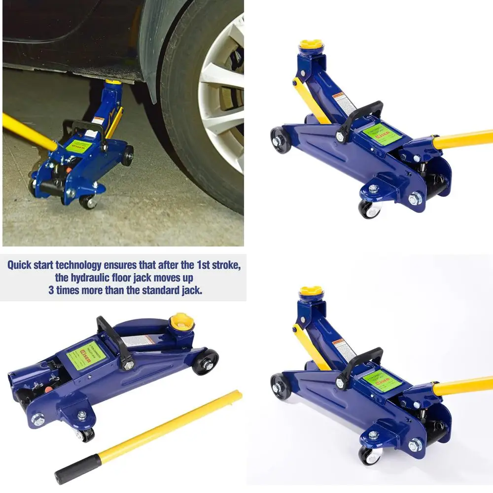 

2 Ton Capacity Hydraulic Floor Jack, Blue, 4000 lbs Lifting Range 5-1/8 to 13