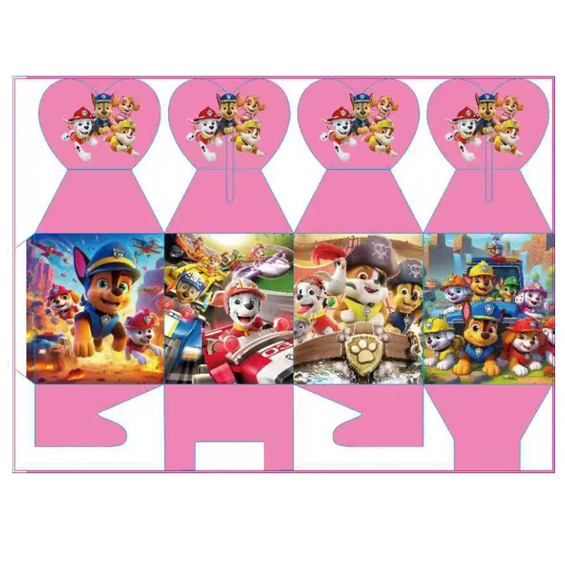 カートゥーン パウ・パトロール パーティー 誕生日飾り付け 犬 スカイ クッキー チョコレート スナック サプライズボックス 子供 男の子 パーティーグッズ
