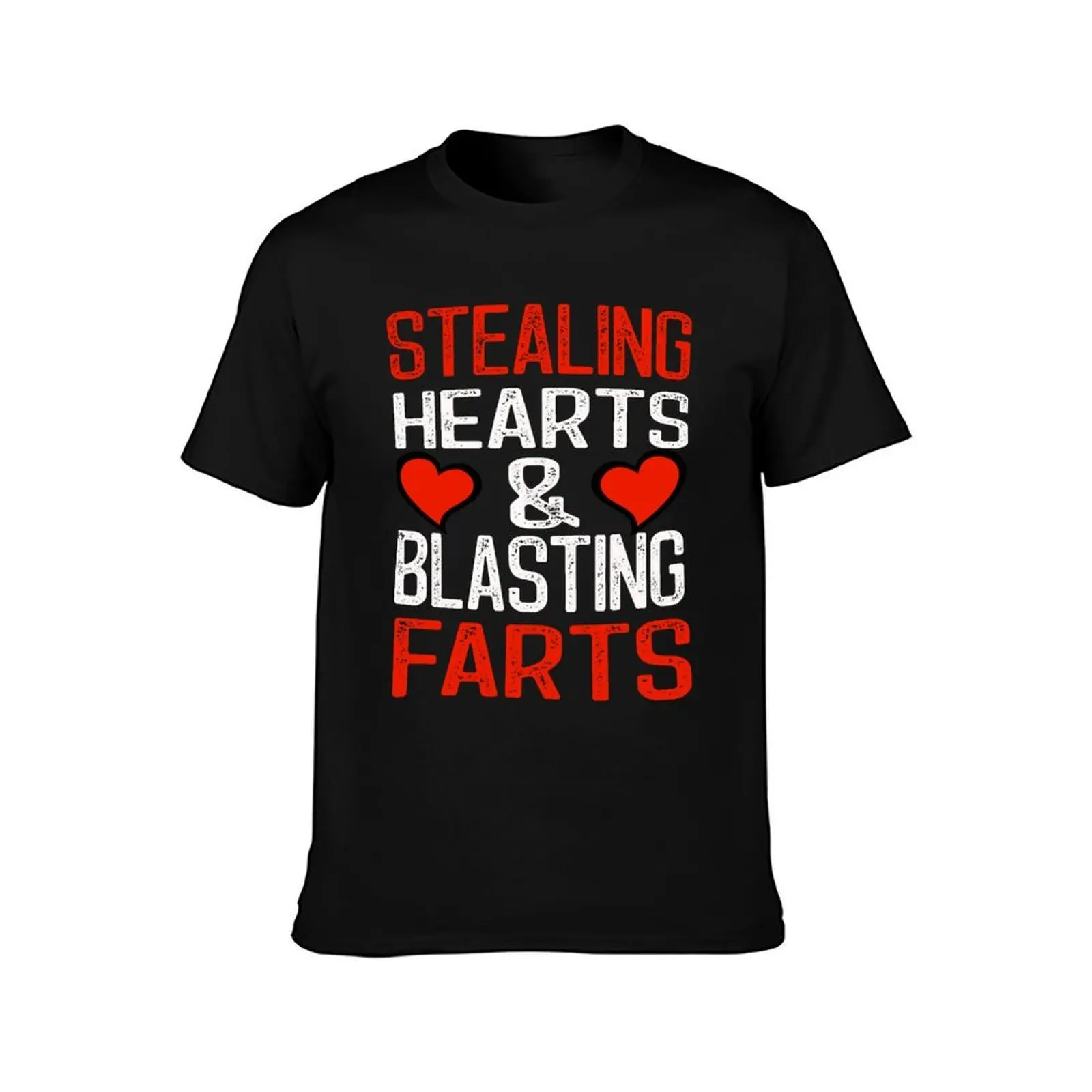 Stealing Hearts And Blasting Farts / Funny T-Shirt, Summer Casual Cotton Tee, Oversized Streetwear Tops, Vintage Graphic Print