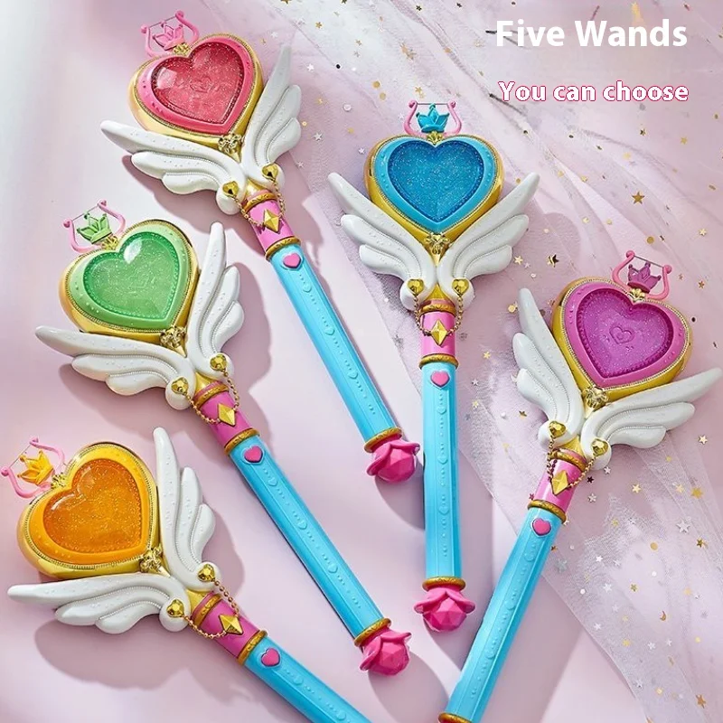 จับ Teenieping Kawaii อะนิเมะ Magic Wand ของเล่นสาวรัก Le Mei เจ้าหญิงเพลง Wand Fairy Wand เด็กของขวัญวันเกิด