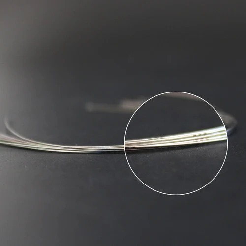 Imagen 2 del producto 10 paquetes de 100 piezas de alambre SS de acero inoxidable rectangular redondo natural