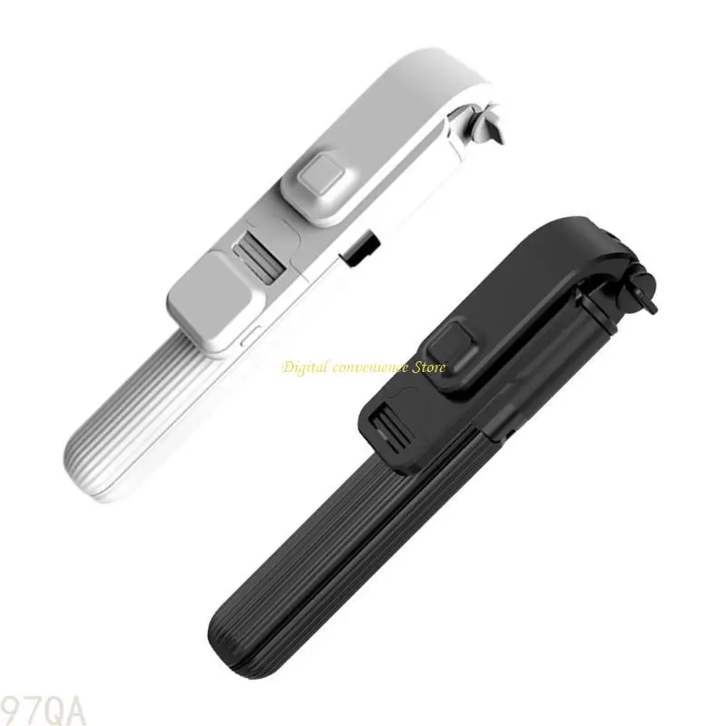 

97QA L03 Telescopic Selfie Tripod for 4.5-6.2" Phone, 5-section Bluetooth-compatible Phone Holder Retractable Selfie