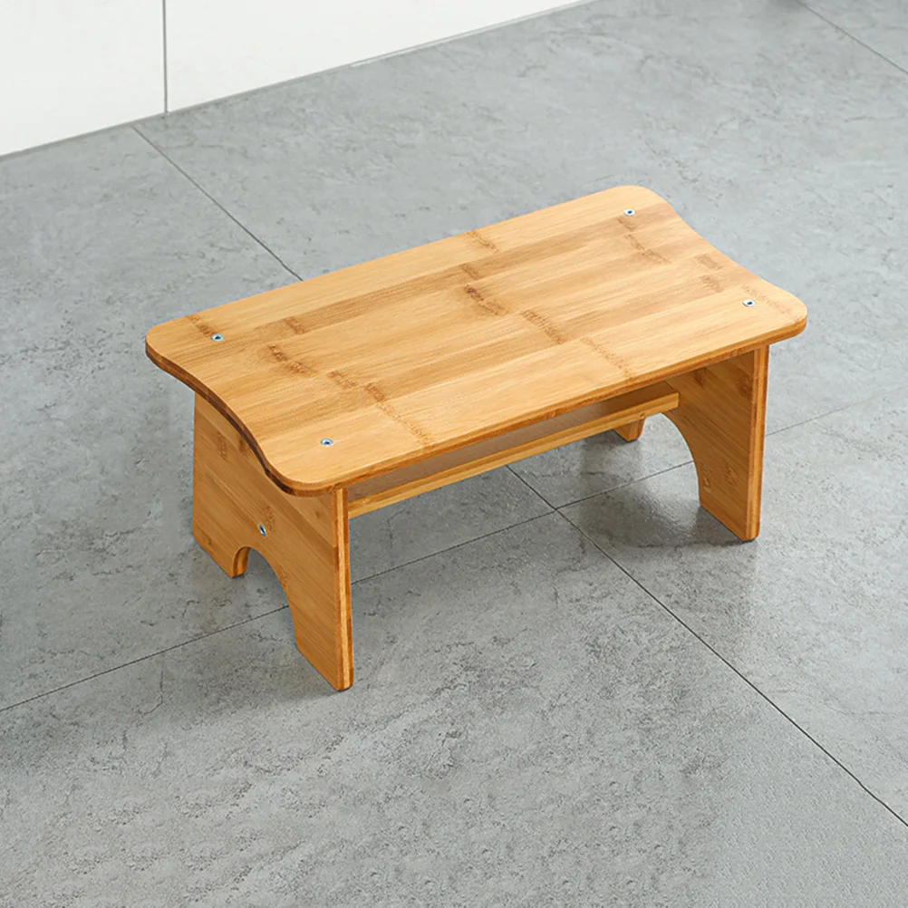 

Wooden Small Wooden For Bathroom Small Step Poop Stool Toilet Footstool Bedroom Living Room Use Poop Stool