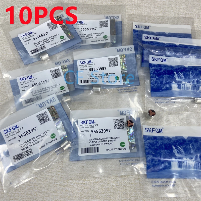10 SZTUK zaworu jednokierunkowego przepływu oleju do Chevrolet Aveo Cruze Sonic Epica 1.6 1.8 Opel Vauxhall Astra 55563957