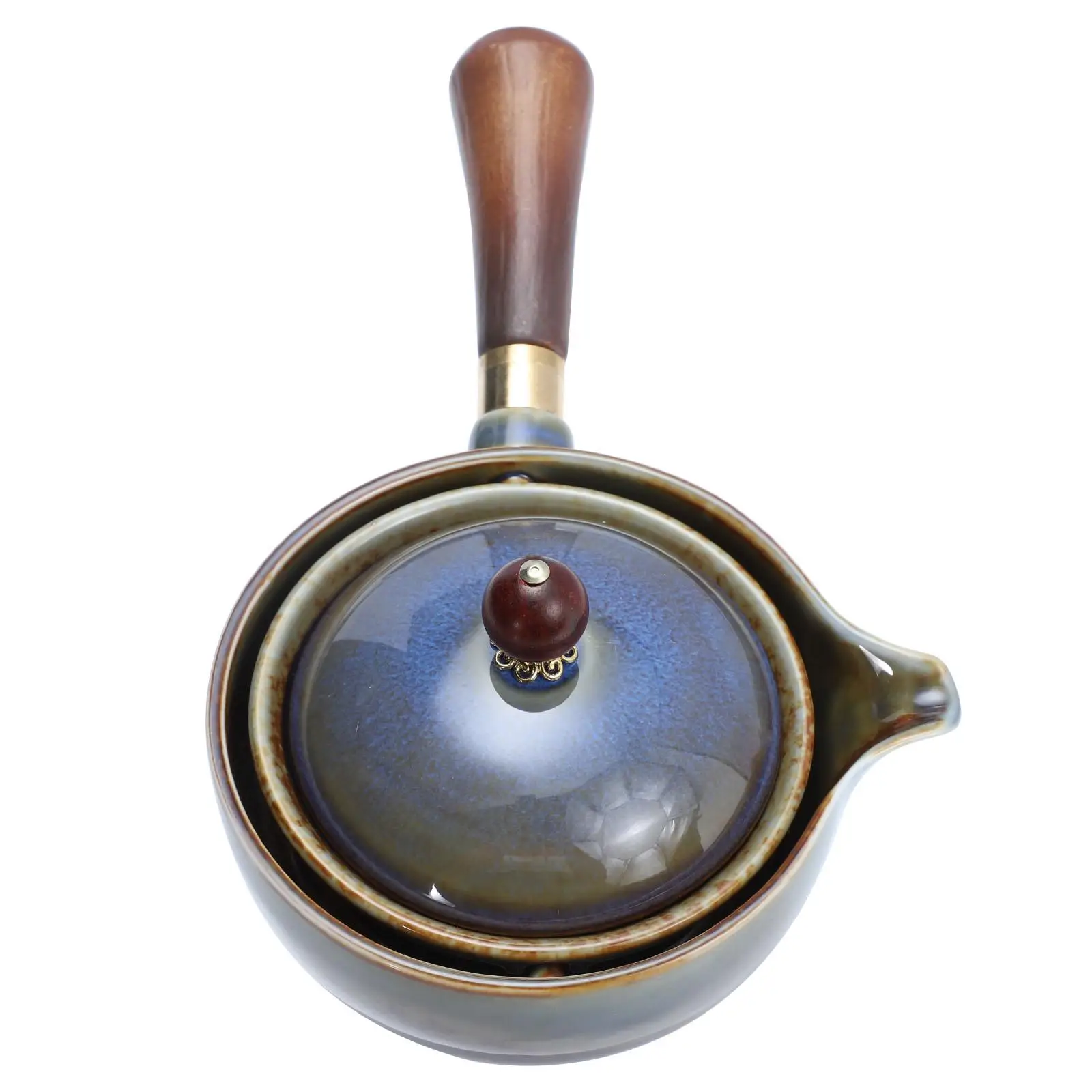 

Automatic Tea Brewer Modern Ceramic Teapot Portable Kettle Pots Travel Loose Leaf Steeping Heat Resistant Eco Friendly