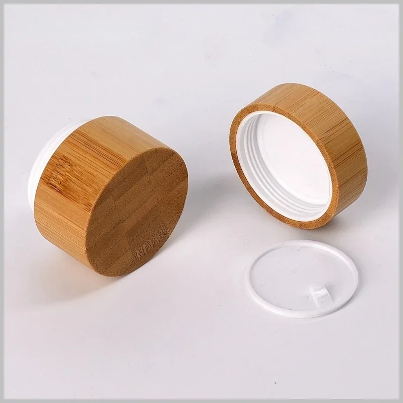 

2/5/10 шт./лот 10 г 20 г 30 г 50 г 100 г 150 г 200 г 250 г бутылка для крема для лица бамбуковое дерево PP косметические банки оптом