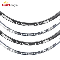 Sunringle-HELIX TR25 Bicycle Rim, Mountain Bike Circle, 26, 27.5, 29 Inch, 24, 28, 32Holes, Tubeless READY for XC TRAIL