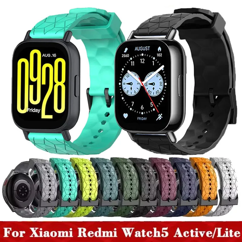    22 MM Silikon Strap Für Redmi Uhr 5 Lite Smartwatch Armband Für Redmi Uhr 5 Aktive Sport Armband Atmungsaktive correa Gürtel